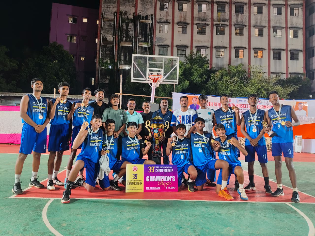 Ganjam — Champion Boys 39th State Youth 2026